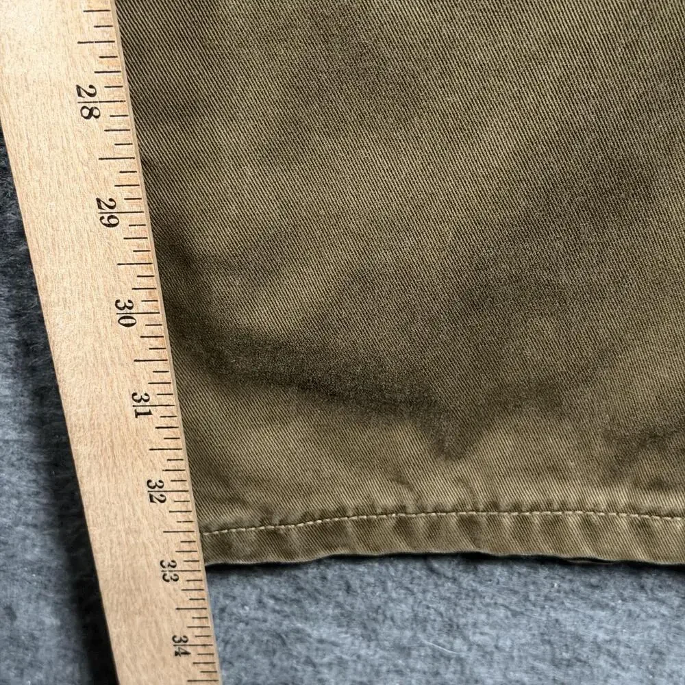 Polo Ralph Lauren Pants Mens 38x33 Brown Cotton Straight 5 Pocket Denim Casual
